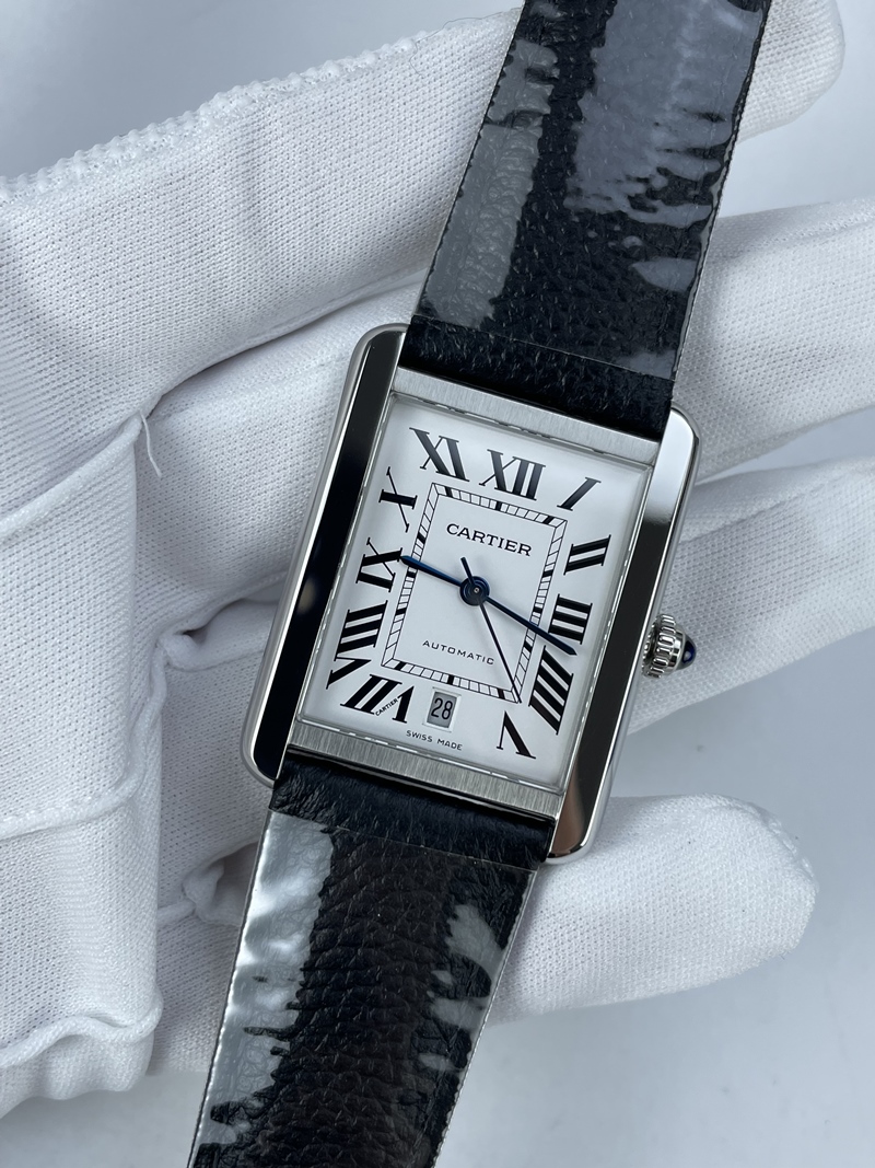 (준비완료/특급배송)NO.2421/ AF공장 까르띠에 탱크솔로 31MM 가죽