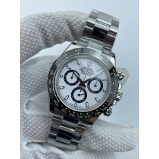 (준비완료/특급배송)NO.3411/초특급 갓성비 데이토나 스틸 세라믹베젤 화이트