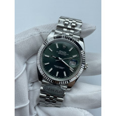 (준비완료/특급배송)NO.3424/CLEAN PLUS공장 롤렉스 데이저스트 41 스틸 민트그린 플루티드베젤 쥬빌레브레이슬릿